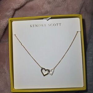 Kendra Scott Gold and Silver Heart Necklace